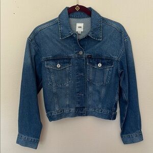 #228 Vans Blue Jean Jacket Cropped Classic
